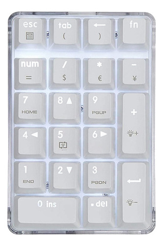 Par De Teclado Numérico Mecânico Com Interruptor Marrom