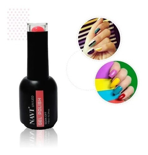 Gel Uv/led Semipermanente Clasico Colores Navi 10ml Uñas 