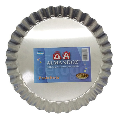 Molde Tartera Pastafrola Aluminio Fija  Nº26 Almandoz