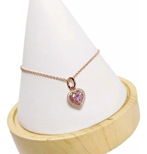 Collar Pandora, Baño De Oro Rosa + Kit De Regalo