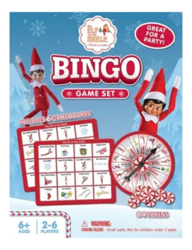 Bingo The Elf On The Shelf Christmas Edition Juego De Mesa