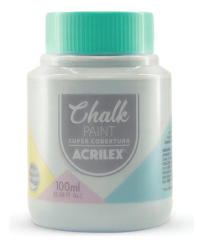 Tinta Chalk Acrilex 100ml - Super Cobertura - Artesanato Cor Amazonita 880