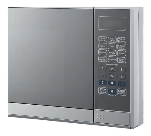 Imagen 2 de 6 de Horno Microondas Candy Mw20l Acero Inoxidable 20 Litros