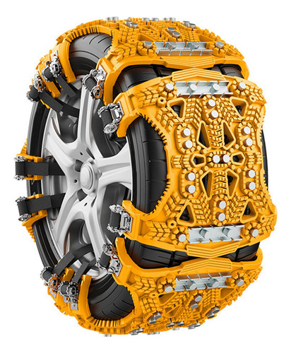 Cadena De Nieve Para Neumáticos De Rueda De Coche, Amarillo