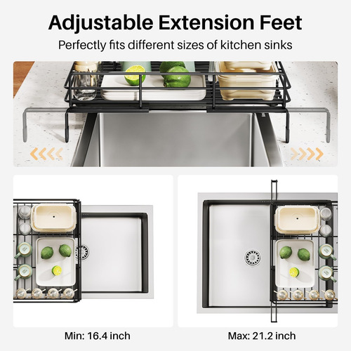 Escurridor De Platos Extensible, Escurridor De Platos Grande