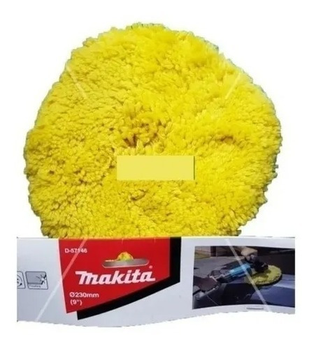 Paño Doble Lana Para Pulidora Marca Makita D-57146 Rosca 5/8