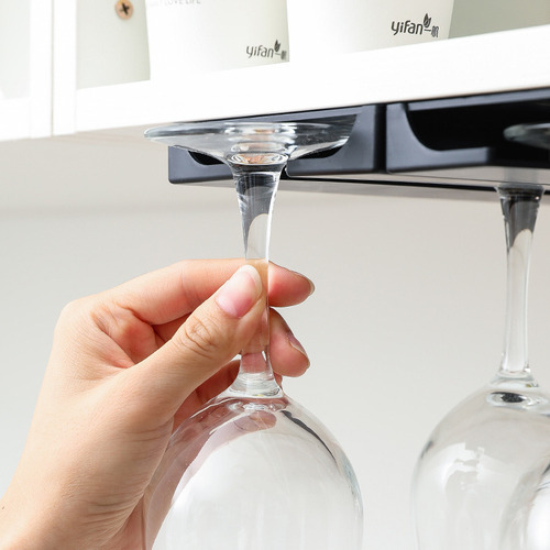 Soporte Colgante Para Copas De Vino Con Escurridor Doméstico