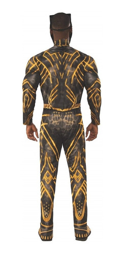 Disfraz Hombre Pantera Negra Talla Large Halloween Nuevo