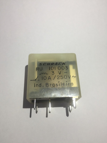 Kit 05 Relé 3v Schrack 1 Cont. Rever. 10a / 250v Ru 101 003