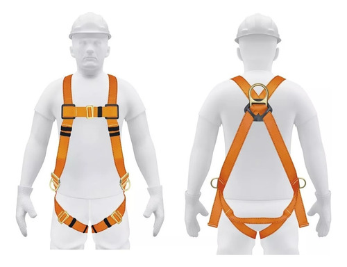 Arnés Paracaidista 3 Argollas Kl-8000 Talla Xxl Certificado