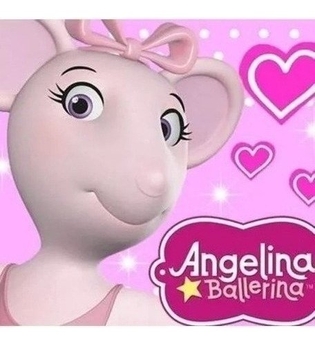 Kit Imprimible Angelina Ballerina Diseñá Tarjetas , Cumples