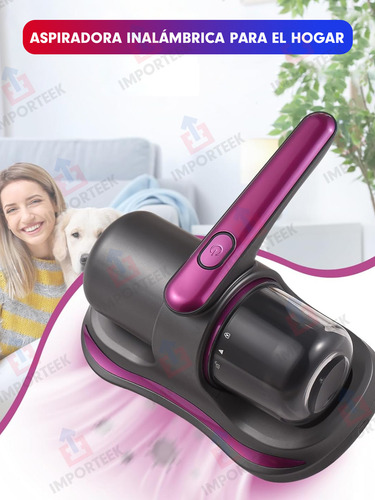 Aspiradora Remover Acaros Inalambrica Almohada Sofa Cama