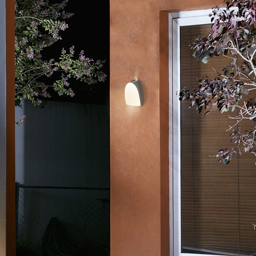 Imagen 3 de 3 de Lámpara Para Muro Exterior, Gris 16w, Luz Cálida Tecnolite