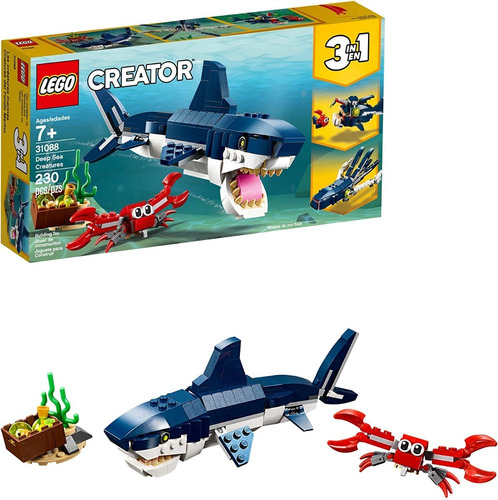 Lego 31088 Tiburon Criaturas Del Mundo Marino  Piezas 230