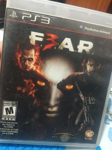 Fear 3  F3ar 3 Ps3 Playstation 3
