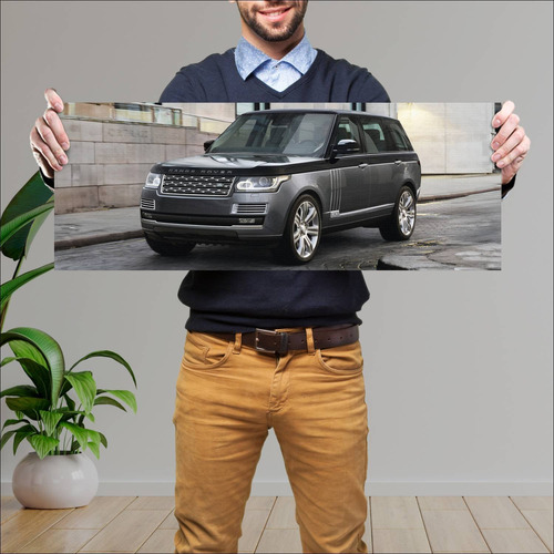 Cuadro 30x80cm Auto 2015 Range Rover Sv Autobiog 297