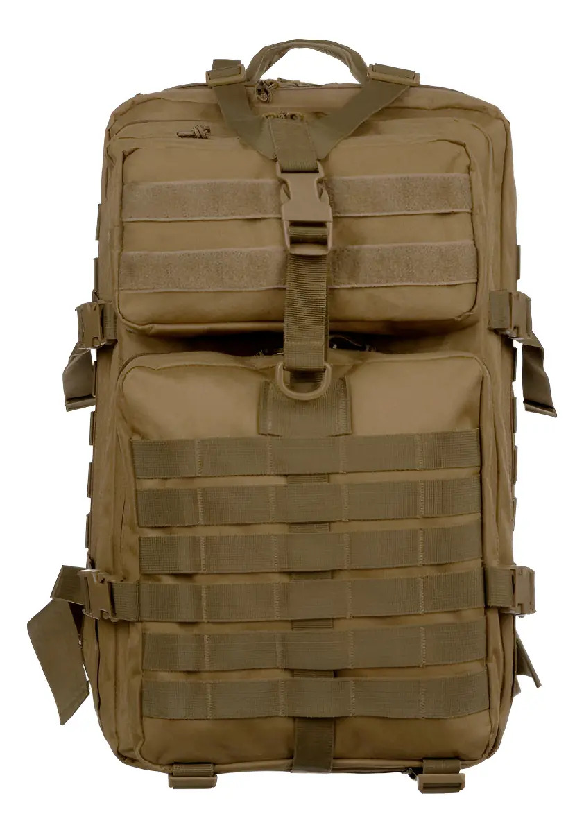 Mochila Tática Reforçada Militar Preto 50lt Impermeável Cor Tan