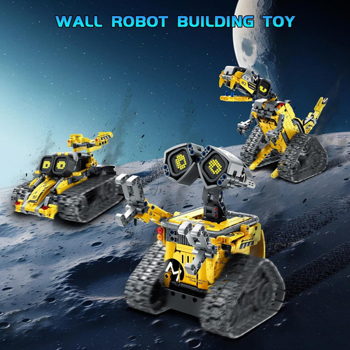 Robot Wall-e 3en1 Technic Bloques Construccion Control Remot