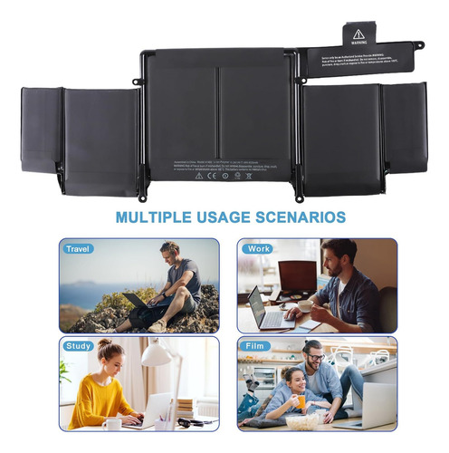 Batería A1493 A1582 Para Macbook Pro 13 Inch A1502 2013-2014 Negro