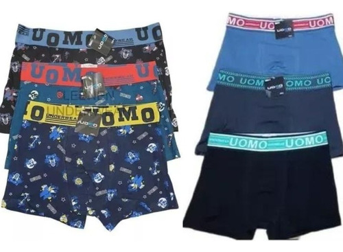 Pack 2  Boxer Masculinos Surtidos Talle Especial Algodón