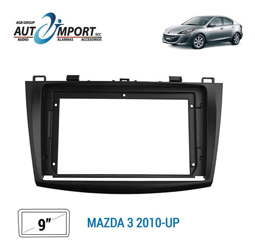 Adaptador De Radio 9 Pulgadas Mazda 3 Del 2010 Al 2013