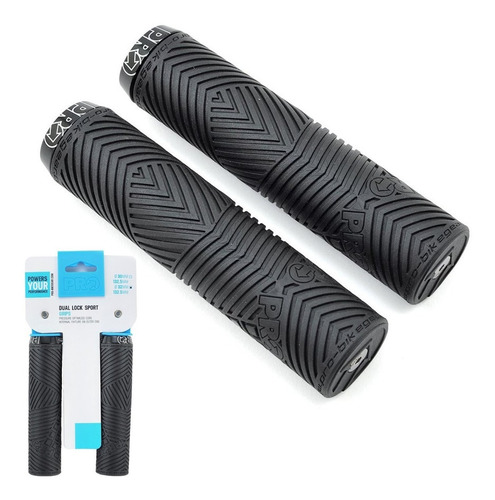 Puños Pro Dual Lock Sport - 132.5x32mm - Color Negro