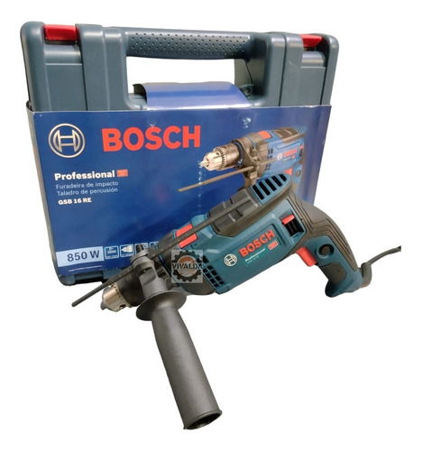 Taladro 850w 13mm Con Maletin Bosch Percutor Profesional