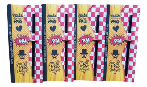 50 Lembrancinhas Dia Dos Pais Card Com Lapis Brinde Escolas