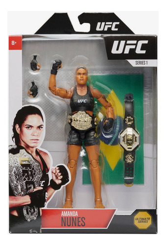 Luchadora Ufc Figura De Lujo Amanda Nunes 17 Cm Jazwares (Usado)