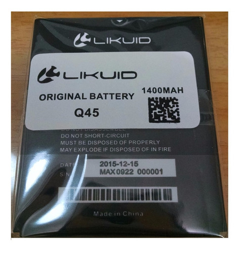 Bateria Likuid Q45