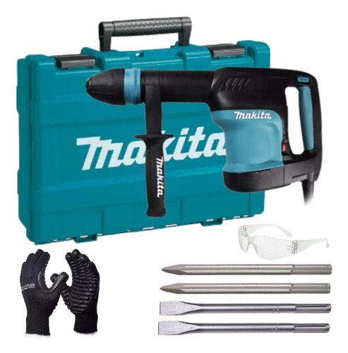 Martelo Rompedor Hm 0870 Makita 220v Com 6 Acessórios