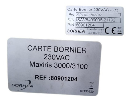 Tarjeta De Terminales Maxiris 3000/3001 Sorhea