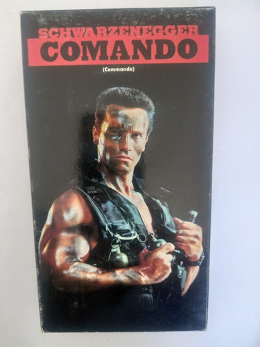 Comando Schwarzenegger Película Vhs (Usado)