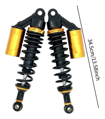 Amortiguador Genérico De Aluminio Accesorios Negro Y Dorado
