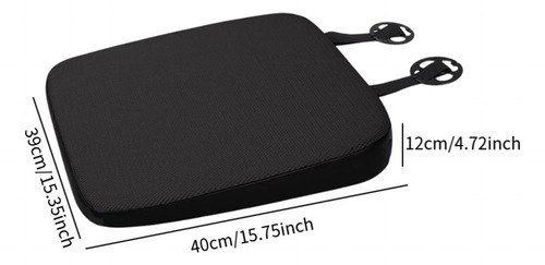 Cojín Elevador De Asiento De 15,35 X 15,75 X 4,72 Pulgadas