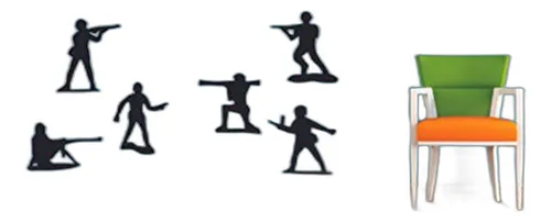 Toy Story Green Army Men Soldier Sarge Pegatina De Pared De