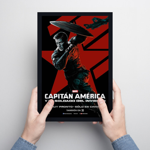 Cuadro 20x30 Peli Captain America The Winter Soldier 014