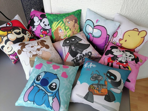 Cojines Disney Amor San Valentin ( 2 ) Color Opcion 1