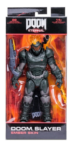 Imagen 3 de 5 de Figura De Acción Ember Skin - Doom Slayer - 20 Cm Aprox.