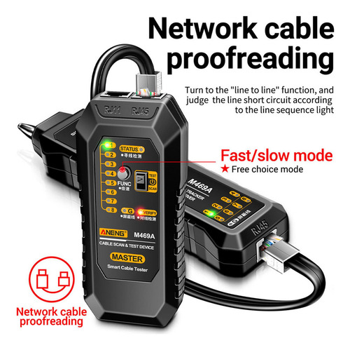 // Probador De Cable De Red Analizador De Red De Prueba