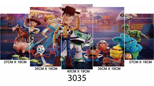 Cuadro Escalonado  Toy Story 2 3035