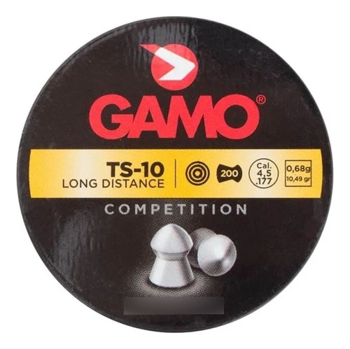 Chumbinho Gamo Ts-10 Longa Distancia Competition 4,5mm 200un