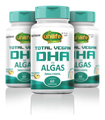 Omega 3 De Algas Vegano - 60 Capsulas