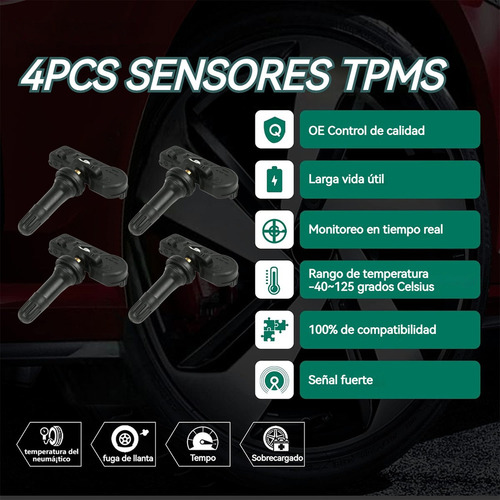 . Sensor Tpms Presion Llanta For Chrysler Town & Country 300