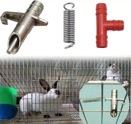 10pcs Stainless Steel Rabbit Automatic Drinking Fountains