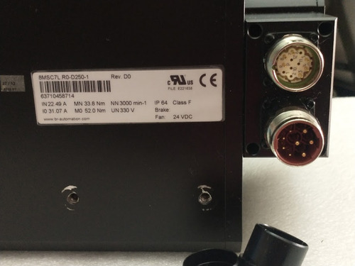 Servo Motor B&r Automation 8msc7l.ro-d250-1 Seminovo (Usado)
