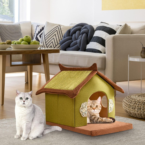. Cama Para Gatos, Cueva, Base Antideslizante, Cómoda, S