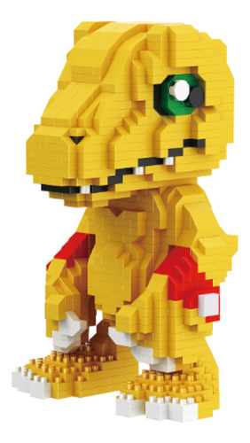 Figura Armable Agumon Digimon Adventure Mini Bloques