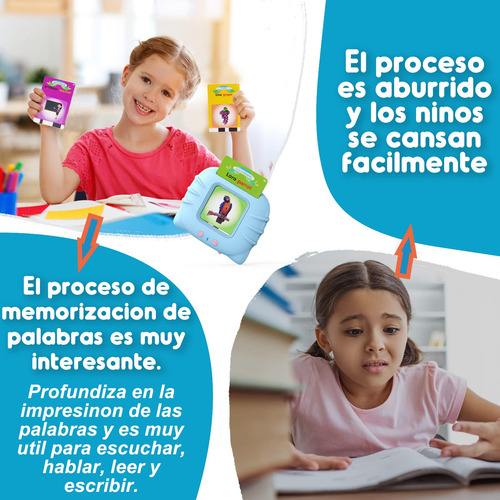 Juguete Educativo Bilingüe Con Tarjetas Flash Parlantes