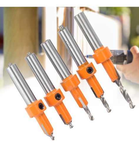 B Broca Avellanada, 5 Piezas Broca Avellanada Woodworkin